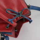 LOUIS VUITTON Epi Noe Shoulder Bag Bicolor Red Blue M44084 LV Auth 105416-6