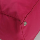 PRADA Hand Bag Nylon 2way Pink Auth 105452V-5