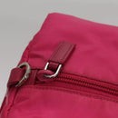 PRADA Hand Bag Nylon 2way Pink Auth 105452V-19