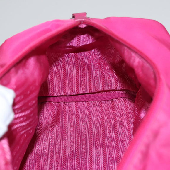 PRADA Hand Bag Nylon 2way Pink Auth 105452V