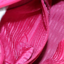 PRADA Hand Bag Nylon 2way Pink Auth 105452V-23