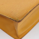LOUIS VUITTON Epi Sac Plat Hand Bag Yellow M52079 LV Auth 105461-15