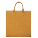 LOUIS VUITTON Epi Sac Plat Hand Bag Yellow M52079 LV Auth 105461-13