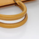 LOUIS VUITTON Epi Sac Plat Hand Bag Yellow M52079 LV Auth 105461-7