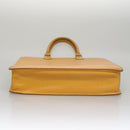 LOUIS VUITTON Epi Sac Plat Hand Bag Yellow M52079 LV Auth 105461-5
