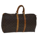 LOUIS VUITTON Monogram Keepall 50 Boston Bag M41426 LV Auth 105468-1