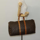 LOUIS VUITTON Monogram Keepall 50 Boston Bag M41426 LV Auth 105468-22