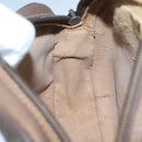 GUCCI Web Sherry Line GG Supreme Shoulder Bag PVC Beige 89 02 066 Auth 105476-19