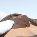 GUCCI Web Sherry Line GG Supreme Shoulder Bag PVC Beige 89 02 066 Auth 105476-12