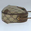 GUCCI Web Sherry Line GG Supreme Shoulder Bag PVC Beige 89 02 066 Auth 105476-3