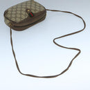 GUCCI Web Sherry Line GG Supreme Shoulder Bag PVC Beige 89 02 066 Auth 105476-7