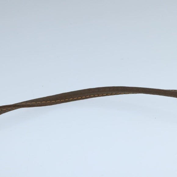 GUCCI Web Sherry Line GG Supreme Shoulder Bag PVC Beige 89 02 066 Auth 105476