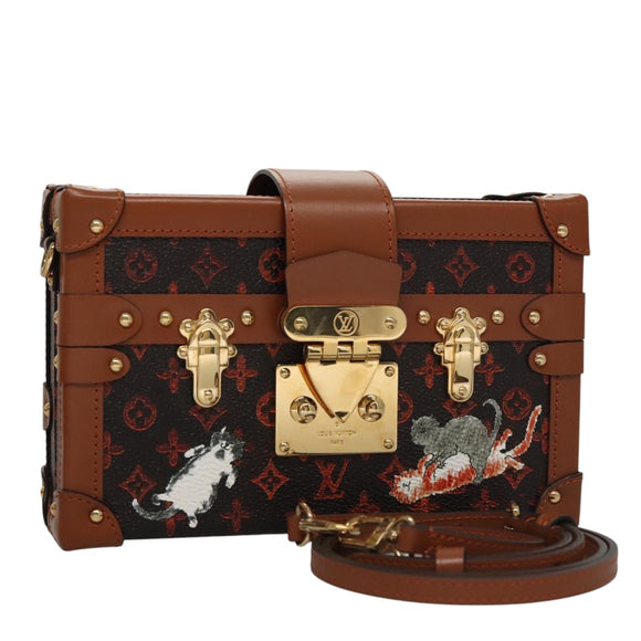 LOUIS VUITTON Catgram Petit Maru NM Schoudertas M44407 LV Auth 105481SM