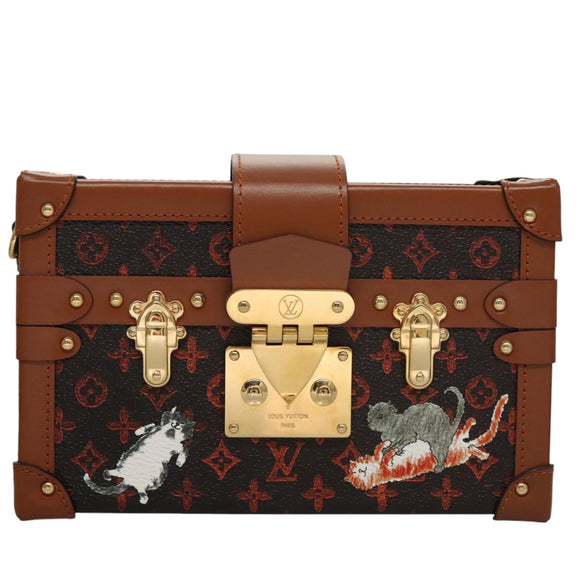 LOUIS VUITTON Catgram Petit Maru NM Schoudertas M44407 LV Auth 105481SM