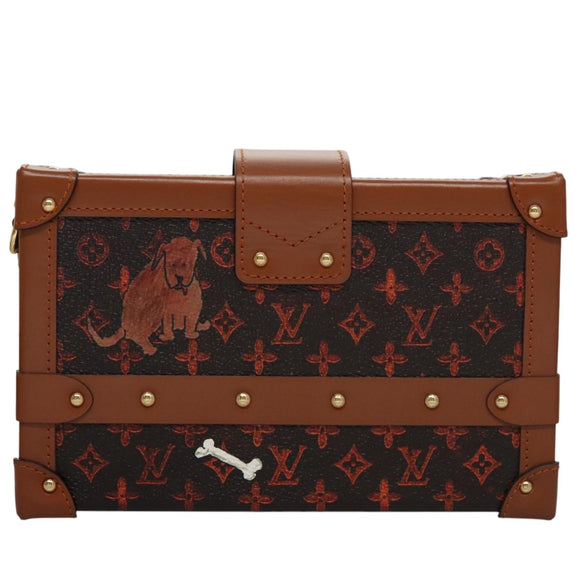LOUIS VUITTON Catgram Petit Maru NM Schoudertas M44407 LV Auth 105481SM
