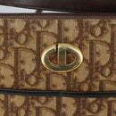 Christian Dior Trotter Canvas Shoulder Bag Brown Auth 105487-18