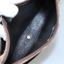 Christian Dior Trotter Canvas Shoulder Bag Brown Auth 105487-11