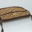 Christian Dior Trotter Canvas Shoulder Bag Brown Auth 105487-6