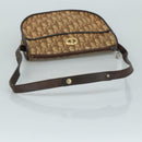 Christian Dior Trotter Canvas Shoulder Bag Brown Auth 105487-7