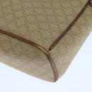 CELINE Macadam Canvas Shoulder Bag Beige Auth 105489-15