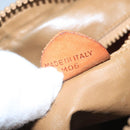 CELINE Macadam Canvas Shoulder Bag Beige Auth 105489-12