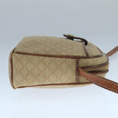 CELINE Macadam Canvas Shoulder Bag Beige Auth 105489-3