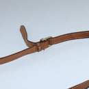 CELINE Macadam Canvas Shoulder Bag Beige Auth 105489-8