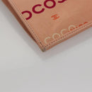 CHANEL Chain COCO Tote Bag Canvas Pink Gold CC Auth 105536-9