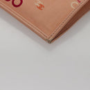 CHANEL Chain COCO Tote Bag Canvas Pink Gold CC Auth 105536-14