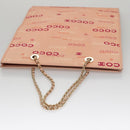CHANEL Chain COCO Tote Bag Canvas Pink Gold CC Auth 105536-6