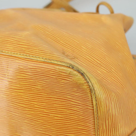 LOUIS VUITTON Epi Petit Noe Shoulder Bag Yellow M44102 LV Auth 105603