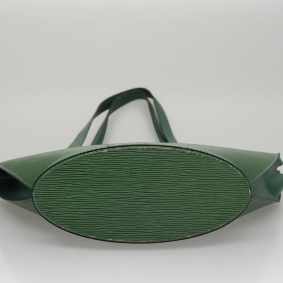 LOUIS VUITTON Epi Saint Jacques Poignees Long Bag Green M52334 LV Auth 105604