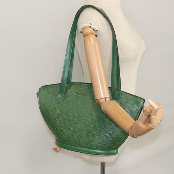 LOUIS VUITTON Epi Saint Jacques Poignees Long Bag Green M52334 LV Auth 105604