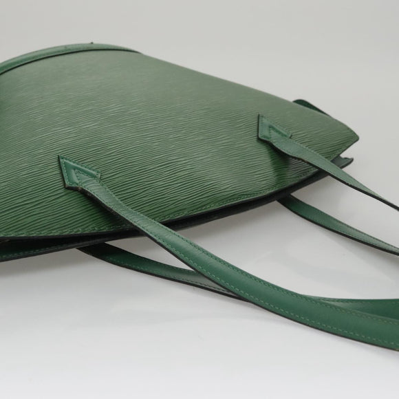 LOUIS VUITTON Epi Saint Jacques Poignees Long Bag Green M52334 LV Auth 105604
