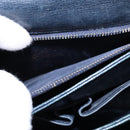 CELINE C Sulky Shoulder Bag Canvas Leather Navy Auth 105626-12