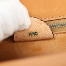 CELINE Macadam Canvas Hand Bag PVC Leather Brown Gold Auth 105628V-11