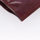 LOUIS VUITTON Monogram Vernis Stanton Tote Bag Purple Viole M91079 Auth 105668-14