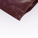 LOUIS VUITTON Monogram Vernis Stanton Tote Bag Purple Viole M91079 Auth 105668-15