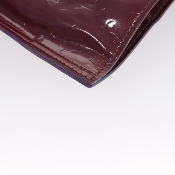 LOUIS VUITTON Monogram Vernis Stanton Tote Bag Purple Viole M91079 Auth 105668