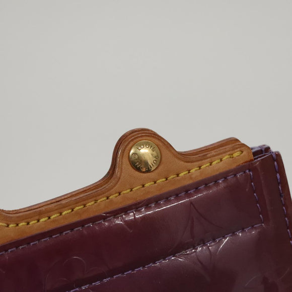 LOUIS VUITTON Monogram Vernis Stanton Tote Bag Purple Viole M91079 Auth 105668