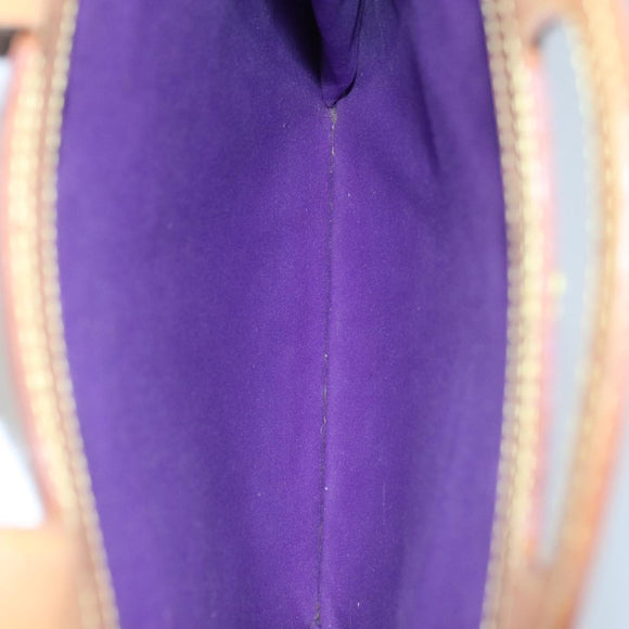 LOUIS VUITTON Monogram Vernis Stanton Tote Bag Purple Viole M91079 Auth 105668