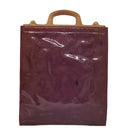LOUIS VUITTON Monogram Vernis Stanton Tote Bag Purple Viole M91079 Auth 105668-13