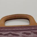 LOUIS VUITTON Monogram Vernis Stanton Tote Bag Purple Viole M91079 Auth 105668-8