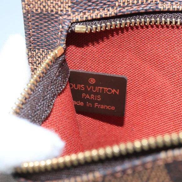 LOUIS VUITTON Damier Ebene Clifton Pouch N51149 LV Auth 105674