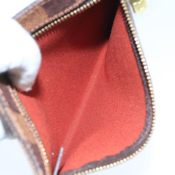 LOUIS VUITTON Damier Ebene Clifton Pouch N51149 LV Auth 105674