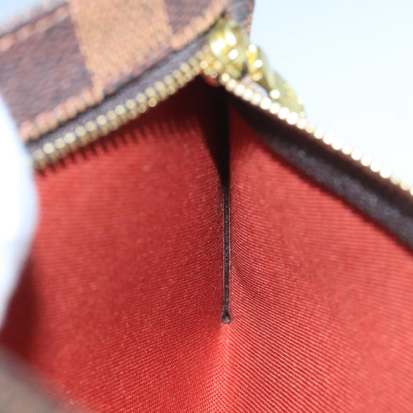 LOUIS VUITTON Damier Ebene Clifton Pouch N51149 LV Auth 105674