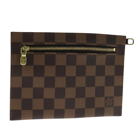 LOUIS VUITTON Damier Ebene Clifton Pouch N51149 LV Auth 105674