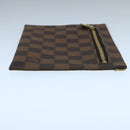 LOUIS VUITTON Damier Ebene Clifton Pouch N51149 LV Auth 105674-4