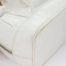 GUCCI Bamboo Backpack Leather White Auth 105680-15