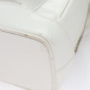 GUCCI Bamboo Backpack Leather White Auth 105680-16